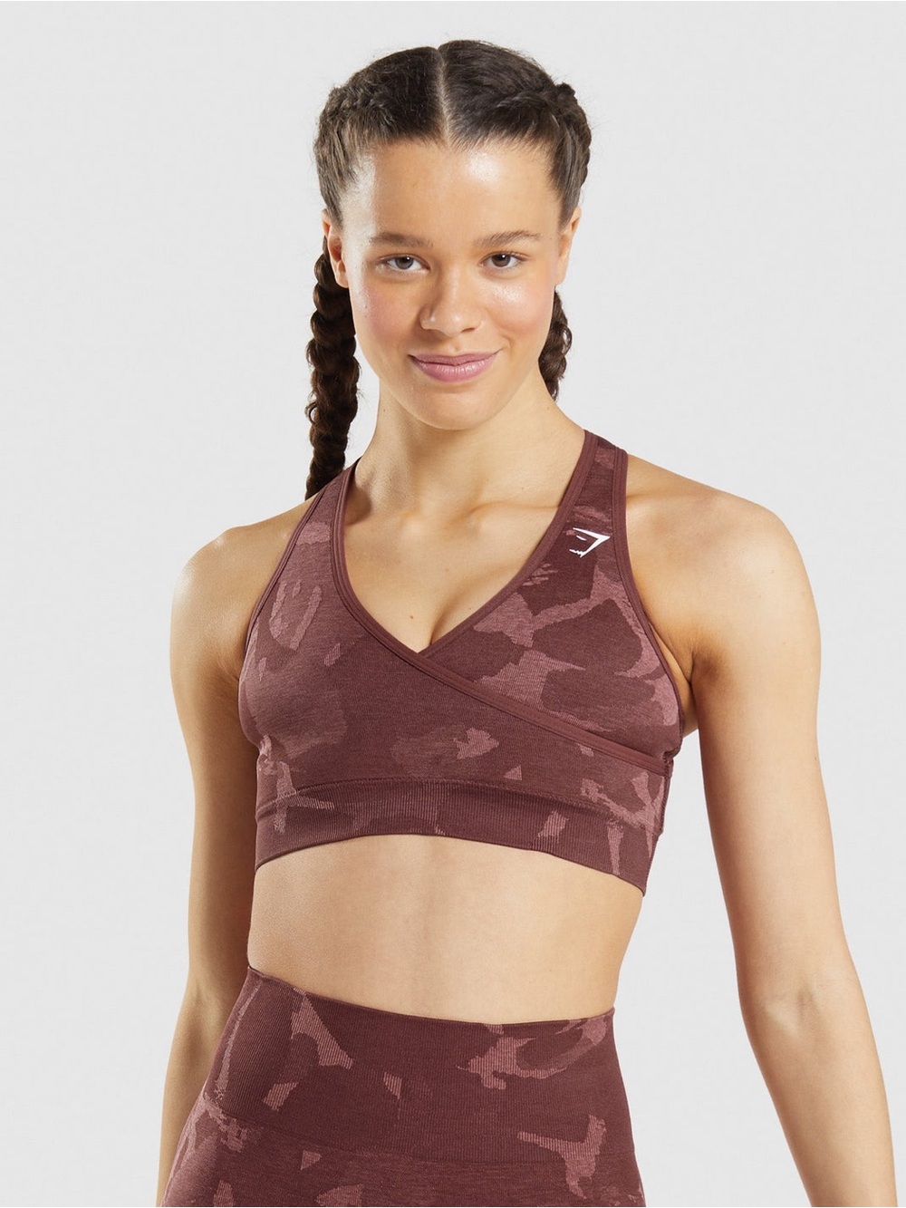 Gymshark Adapt Camo Jacquard Sports Bra